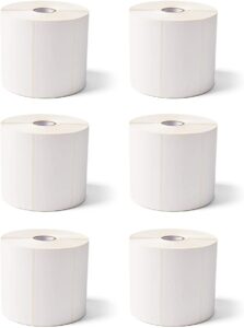 Zebra 4" x 3" DT Labels